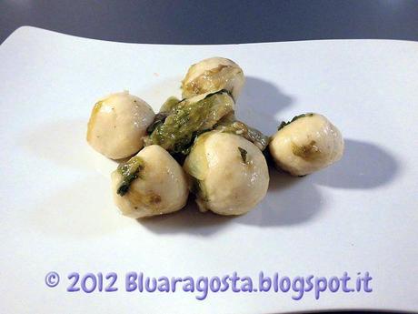 05-gnocchi di ricotta ripieni di agnello conditi con scarola