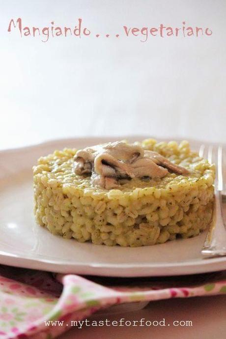 Orzo, zucchine e alici: ricomincio...vegetariano (o quasi)