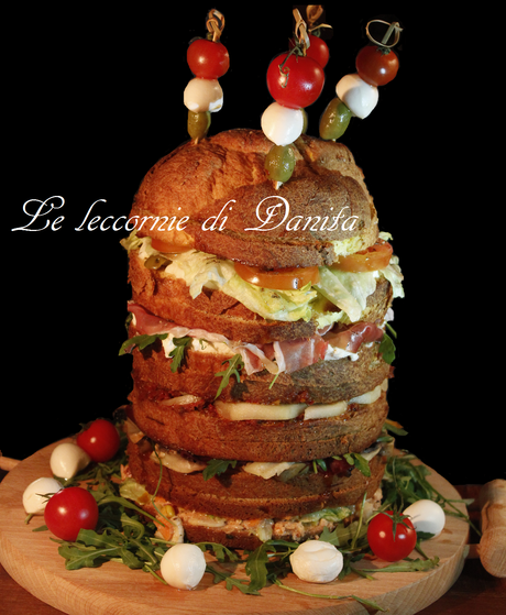 Panettone gastronomico farcito