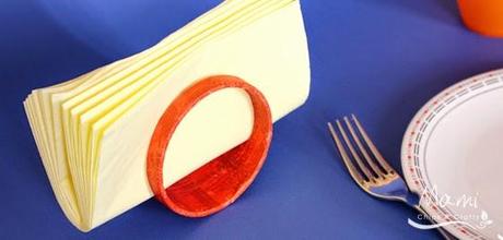 Porta tovaglioli riciclato