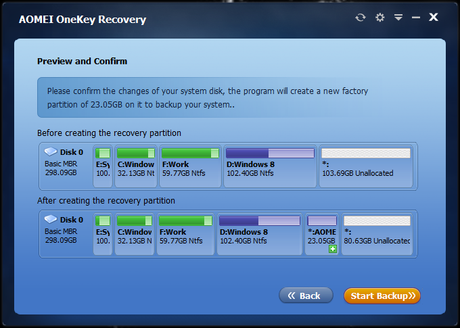 [Guida] Creare, in maniera semplice, una partizione di ripristino su [Windows 7/8.1/10] [AOMEI OneKey Recovery]