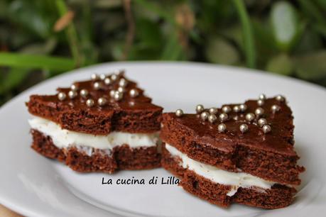 Dolci: Alberelli di Natale con crema al mascarpone