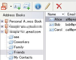 Aprire le proprie rubriche di contatti di Gmail con un programma standalone in Windows