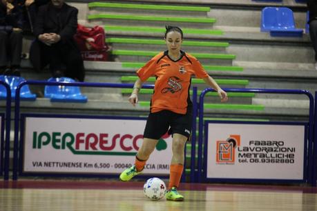 Paola Zeppoloni, punto di forza della Virtus Fenice seconda in classifica nella serie C di calcio a 5 femminile