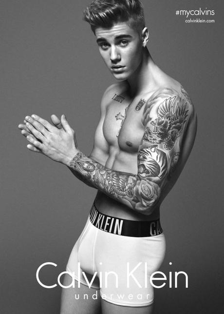 justin bieber campagna calvin klein 2015