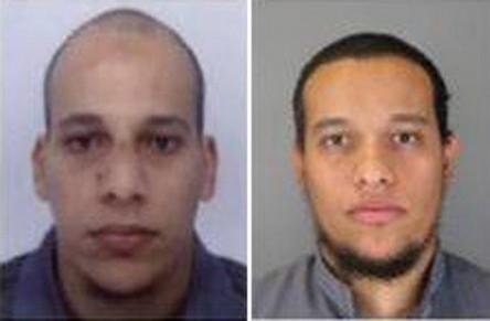 I fratelli terroristi Chérif e Said Kouachi