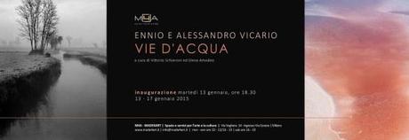 Invito Made4Art - Ennio e Alessandro Vicario. Vie d'Acqua