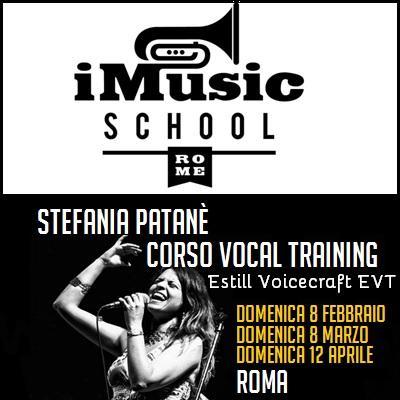 Corso di canto - Stafania Patane', allenamento pratico EVT per preparazione CFP, 3 incontri dall'8 febb al 12 apr 2015.