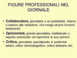 I GIORNALISTI VENDONO SOLO OPINIONI