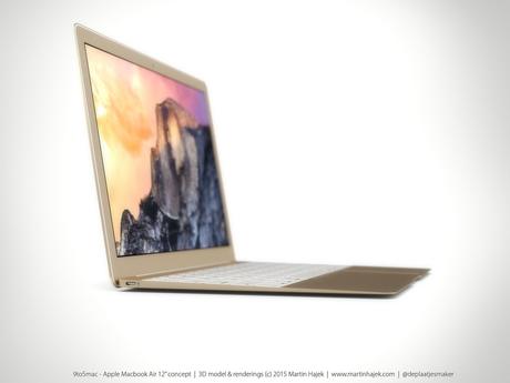 MacBook Air 12″ – Un rendering 3D realistico di Martin Hajek!