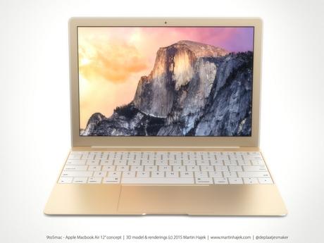 MacBook Air 12″ – Un rendering 3D realistico di Martin Hajek!