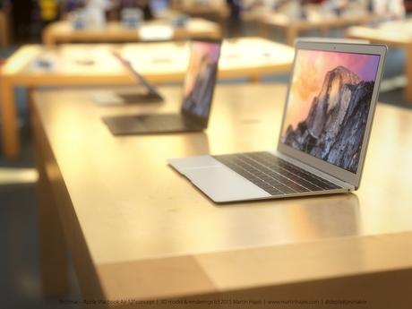 MacBook Air 12″ – Un rendering 3D realistico di Martin Hajek!