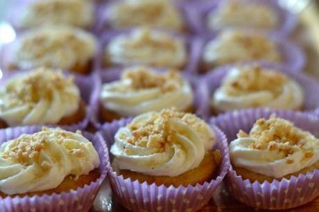 Cupcake nocciole e creamcheese frosting