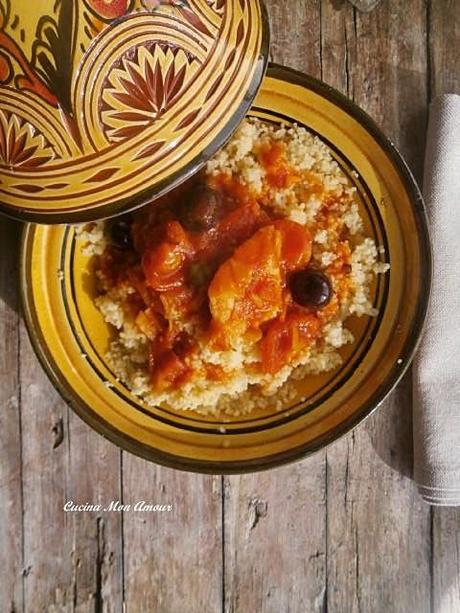 Tajine con Couscous di Baccalà