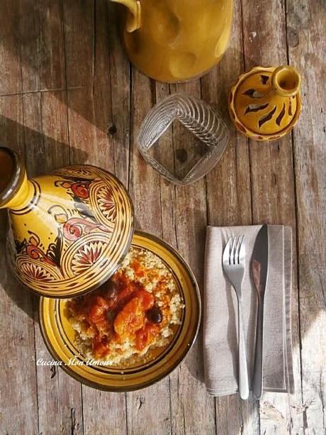 Tajine con Couscous di Baccalà