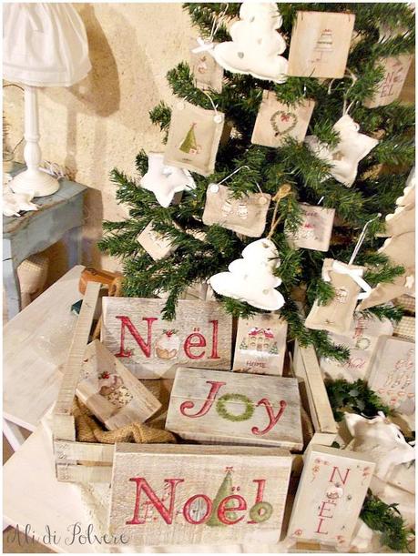 Le foto di Natale al Mulino, il mercatino in stile shabby chic e country