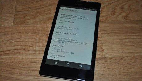 Sony Xperia T3 Android 4.4.4 KitKat