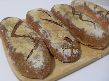 Pane misto con semola rimacinata al 70% di idratazione