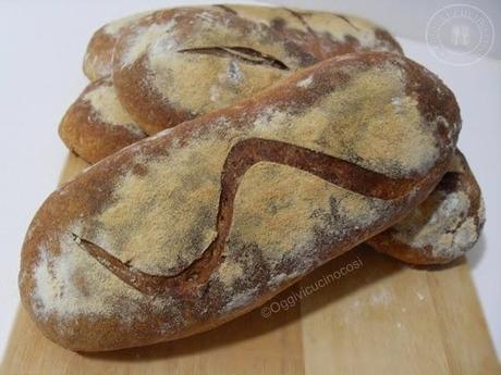 Pane misto con semola rimacinata al 70% di idratazione