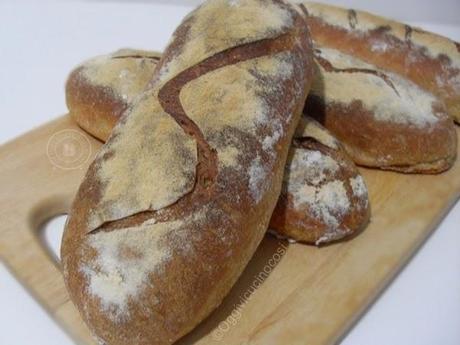 Pane misto con semola rimacinata al 70% di idratazione