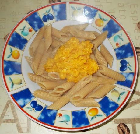 Penne integrali alla crema di zucca