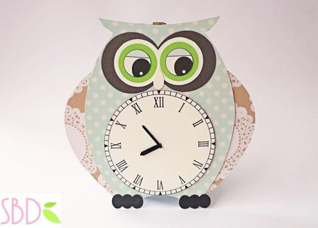 Tutorial: Orologio da muro Gufo - DIY Owl wall clock