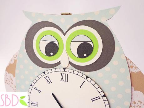 Tutorial: Orologio da muro Gufo - DIY Owl wall clock