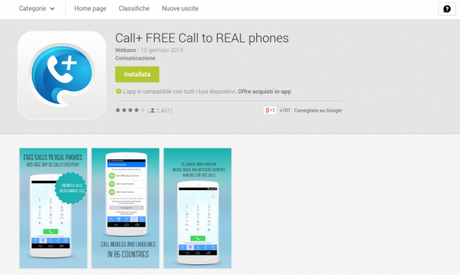 Call  FREE Call to REAL phones   App Android su Google Play