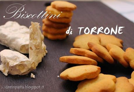 Biscottini friabili di torrone