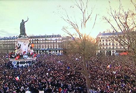 Paris, Place de la République, 11 gennaio 2015