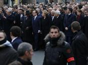 Marcia Repubblicana: capi stato, uniti, corteo. Radicali Charlie Hebdo