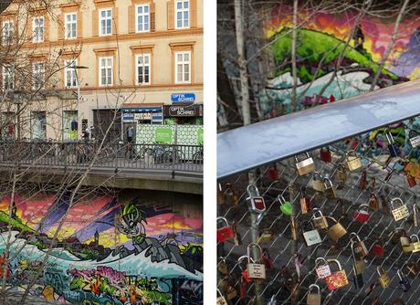 Sandra Bacci-Smilingischic-1, Graz, fiume Amur, ponte dei lucchetti, Graffiti013