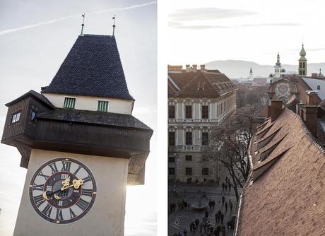 Sandra Bacci-Smilingischic-1007, Torre dell'orologio di Graz, Tetti di Graz