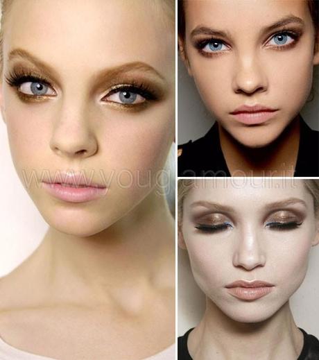 Make-up San Valentino 2014 occhi bronze e labbra nude
