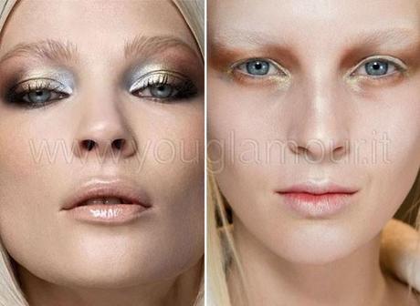 Make-up San Valentino 2014 oro e metal