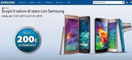 Promozione Samsung: 200 euro di sconto su nuovo smartphone