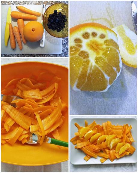 Insalata di carote e arancia