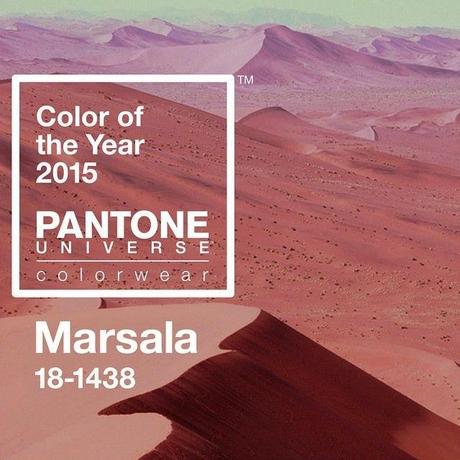 Pantone e il colore dell'anno 2015: MARSALA