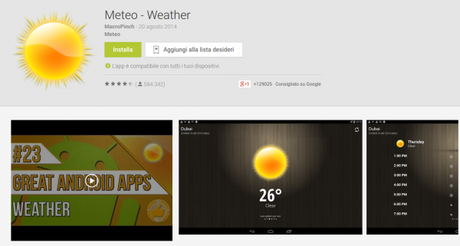 Meteo   Weather   App Android su Google Play