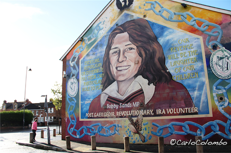 Tra i murales di Belfast: Bobby Sands