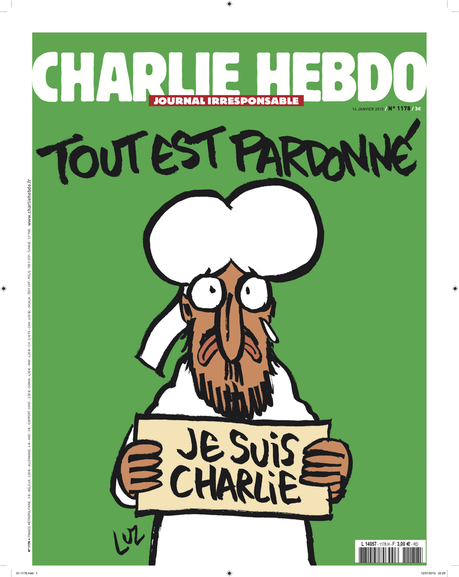 Charlie Hebdo domani sarà normalmente in edicola. Ecco la copertina Charlie Hebdo domani sarà normalmente in edicola. Ecco la copertina