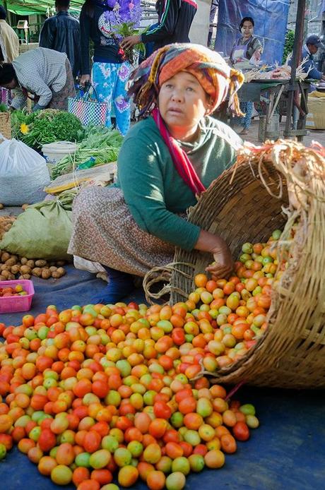 Per le strade di Kalaw