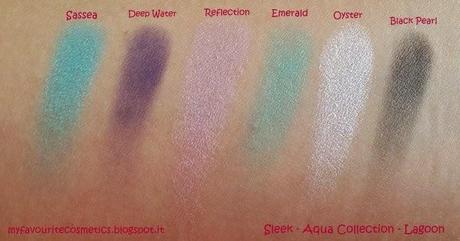 Sleek: Swatches Palette Lagoon - Aqua Collection