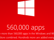 Windows Phone Store quota 560.000 applicazioni.