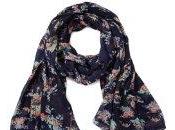 Pieces Sciarpa, Donna, Multicolore (mehrfarbig (Midnight Blue C-732002)), Taglia unica