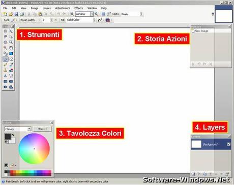 Paint-NET: gestione immagini