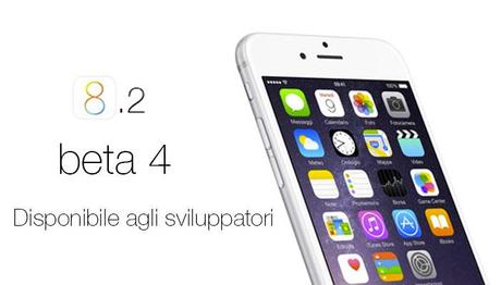 Quarta beta iOS 8.2 agli sviluppatori: aggiunto il supporto Apple Watch