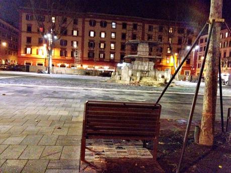 La nuova Piazza Testaccio. Un flop ancor prima di inaugurare. Il percorso per non vedenti finisce nel parcheggio