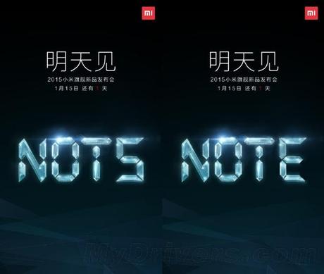 Xiaomi Note sarà il dispositivo presentato il 15 Gennaio?