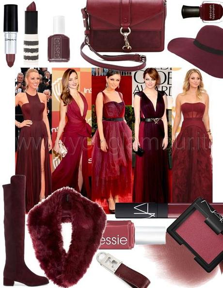 Pantone 2015- Marsala e sfumature del rosso